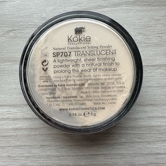 Kokie professional Translucent setting powder - Picture 5 of 5